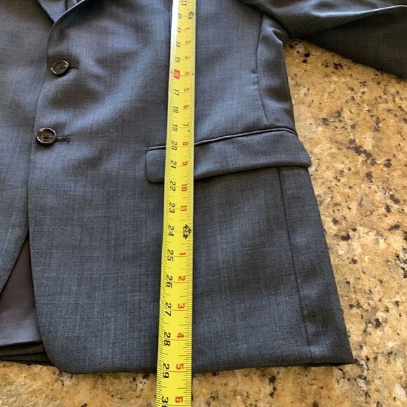 Lauren Ralph Lauren Mens 100% Wool Lanie Gray Blazer Jacket Sport Suit Coat 42 S - Picture 7 of 12